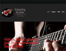 Tablet Screenshot of countryguitar.com